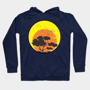 wild with birds Hoodie